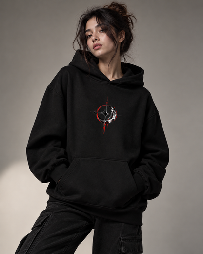 Red Moon Phantom Graphic Hoodie