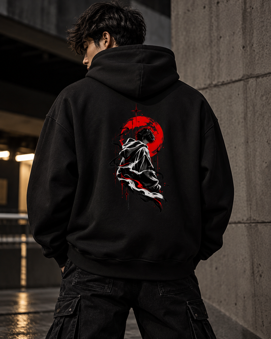 Red Moon Phantom Graphic Hoodie