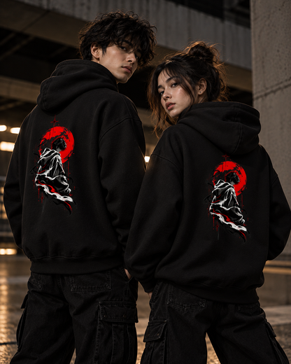 Red Moon Phantom Graphic Hoodie